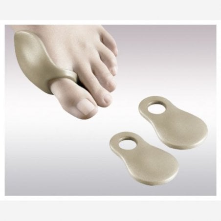 Silicone deformed thumb protection with silver